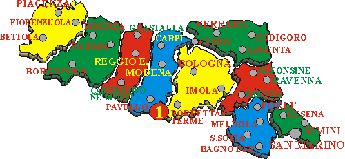 clicca sul numero per aprire l'itinerario