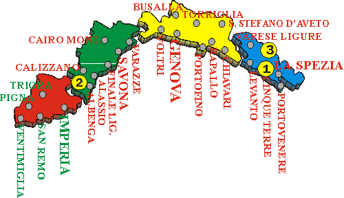 clicca sul numero per aprire l'itinerario