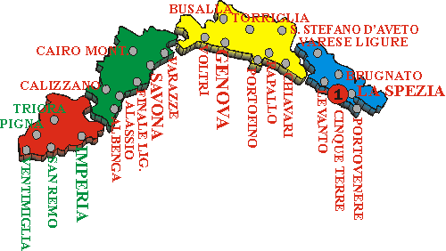 clicca sul numero per aprire l'itinerario