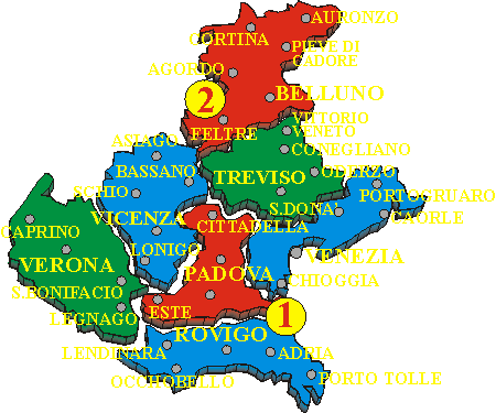 clicca sul numero per aprire l'itinerario