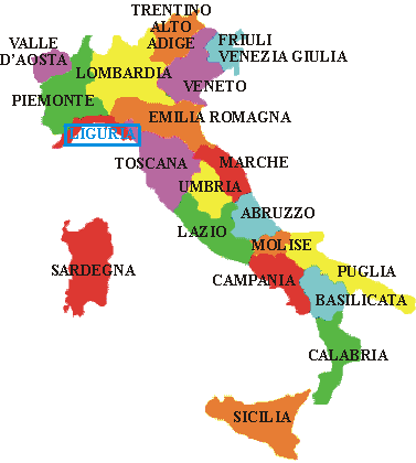 scegli la regione in azzurro